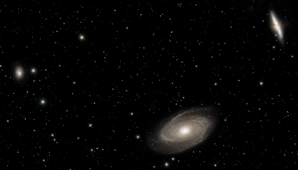M81, M82 and NGC3077