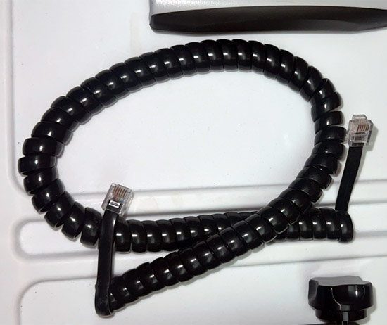 Coiled Hand Controller Cable