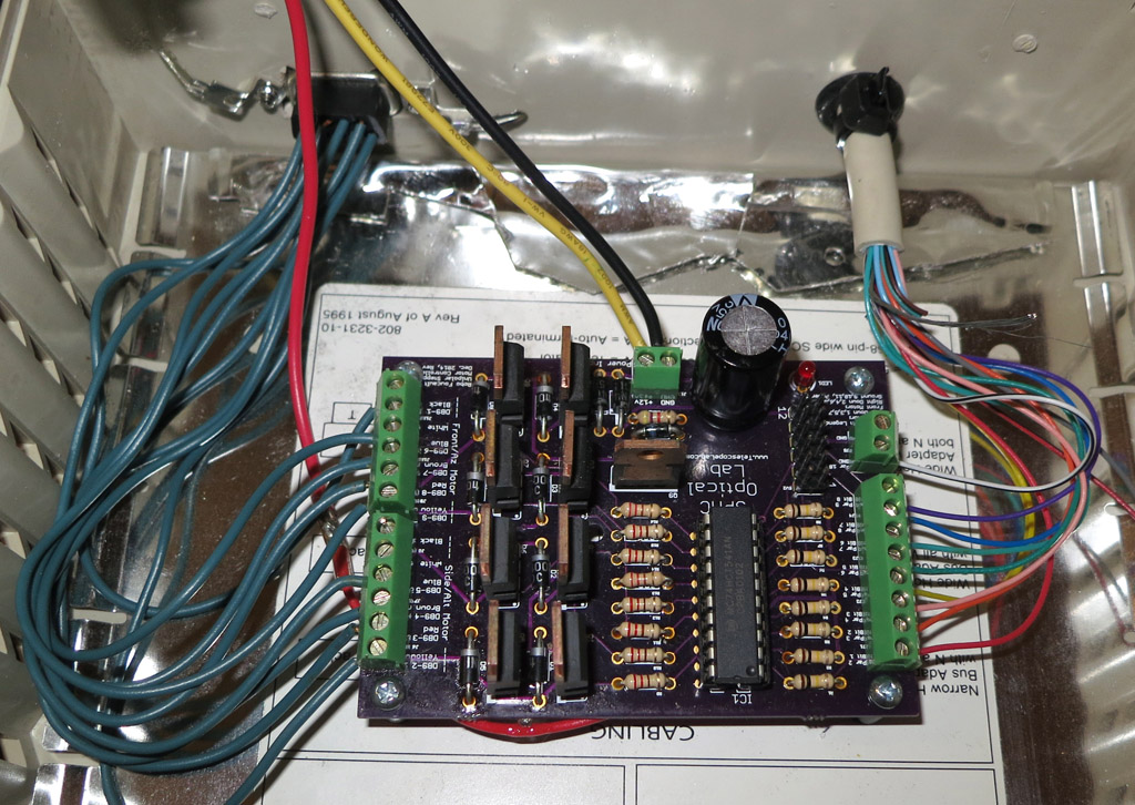 Mounted motor controller