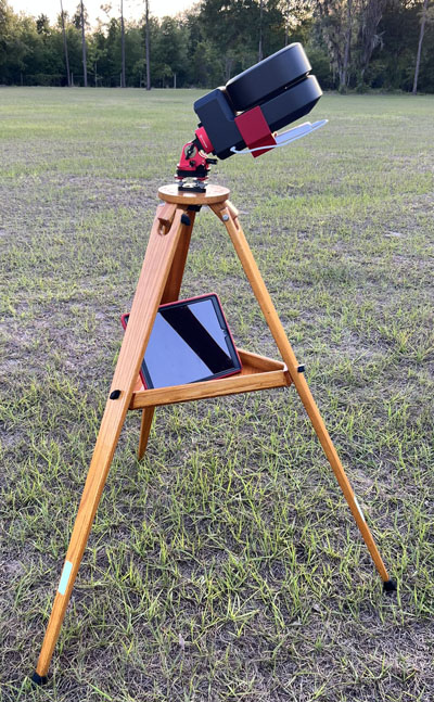 Tripod modified for the S50