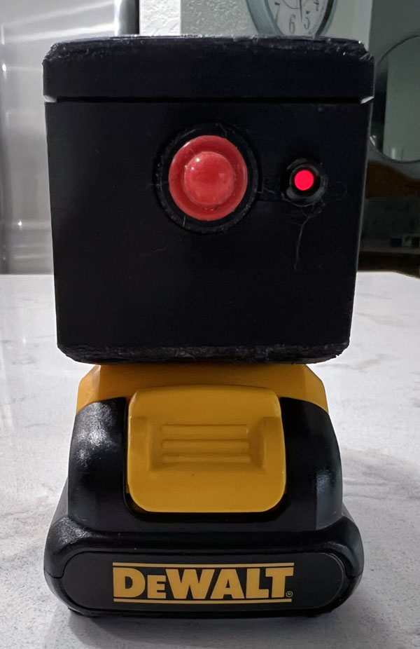 Drill Battery Switch and LED