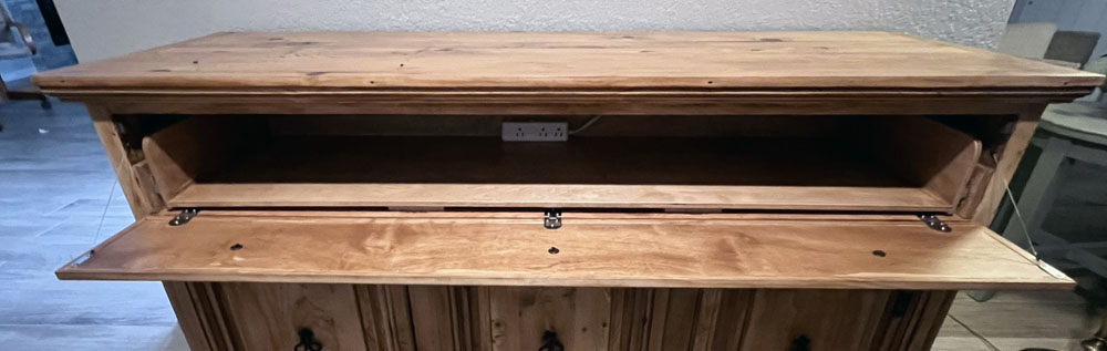 Drop-Down Drawer Open