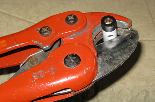 Cutting the LED circuit out of the light