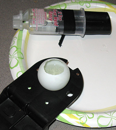 Epoxy in ball