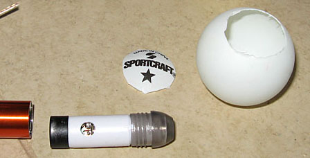 Cut Ping Pong Ball