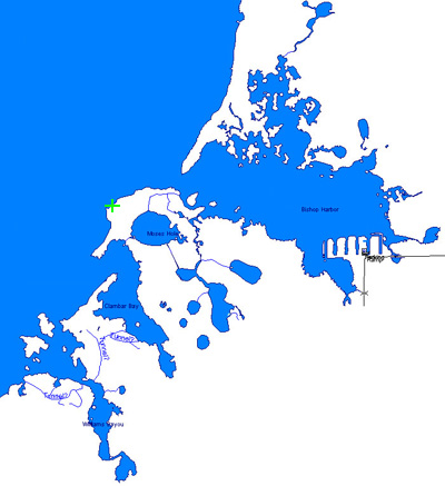 Bishop Harbor Map