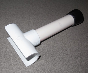 PVC kickstand