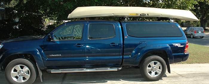 Kayak on the truck