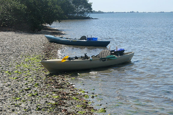 Kayaks at Bishop Harbor